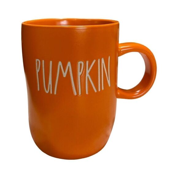 Rae Dunn Fall Inspired Coffee Mug (Pumpkin/Orange) NWOT - Picture 2 of 7